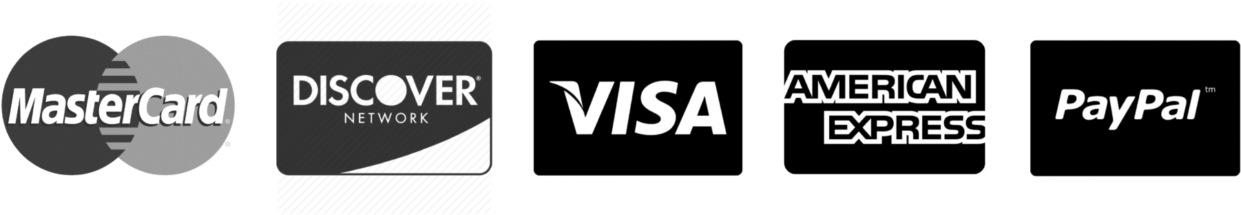Paypal, Debit/Credit Cards Accepted