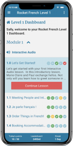 SoFrenchNow - Rocket Courses Mobile Application SoFrenchNow - Rocket Courses Mobile Application